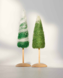 Kerstboompjes naaldviltset