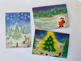 Kaartenset 'Kerstfeest'