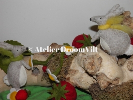 Patroonblad 'Paashaasjes'
