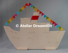 Houten stoomboot