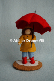 Patroonblad 'in de regen'