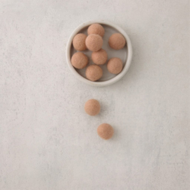 Viltkralen ⌀ 20 mm beige (per stuk)
