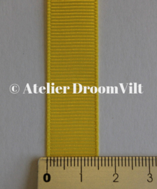 Grosgrain 16 mm geel (per meter)