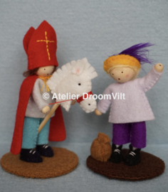Patroonblad 'Verkleed als Sint'