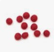 Viltkralen ​⌀ 15 mm rood merinowol