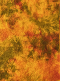 Sprookjesvilt licht herfst (rood/groen/geel) 20 x 30 cm