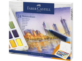 Faber Castell Watercolour Paint Box (24pcs)