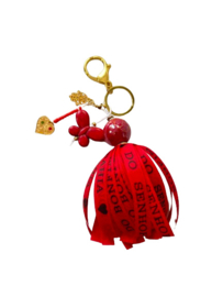 Rood Bonfim sleutelhanger