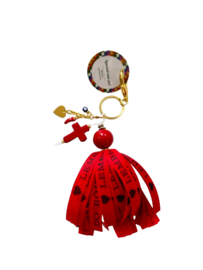 Rood Bonfim sleutelhanger