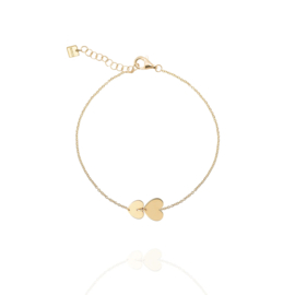 LOVE ARMBANDEN 2 GOUDEN HARTEN