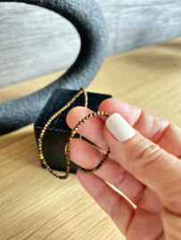 DAMES CHOKER IN 925 STERLING - Tijgeroog