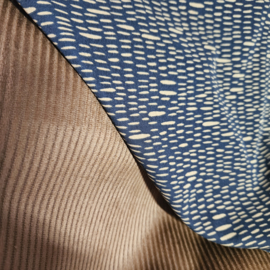 Viscose  stretch  met   gewerkt motief   Art  CF-006