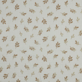 Nieuw  !!! Hydrofiel blaadjes motief   Art VH05533 -004