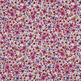 Jersey met   digital flowers  Art V07095-003
