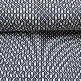 Stretchkatoen soepel vallend met fijn  motiefje    Art MC2056