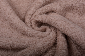 Badstof kleur donker oud roze  art BA-092 € 12,00 per meter. 50 cm voor