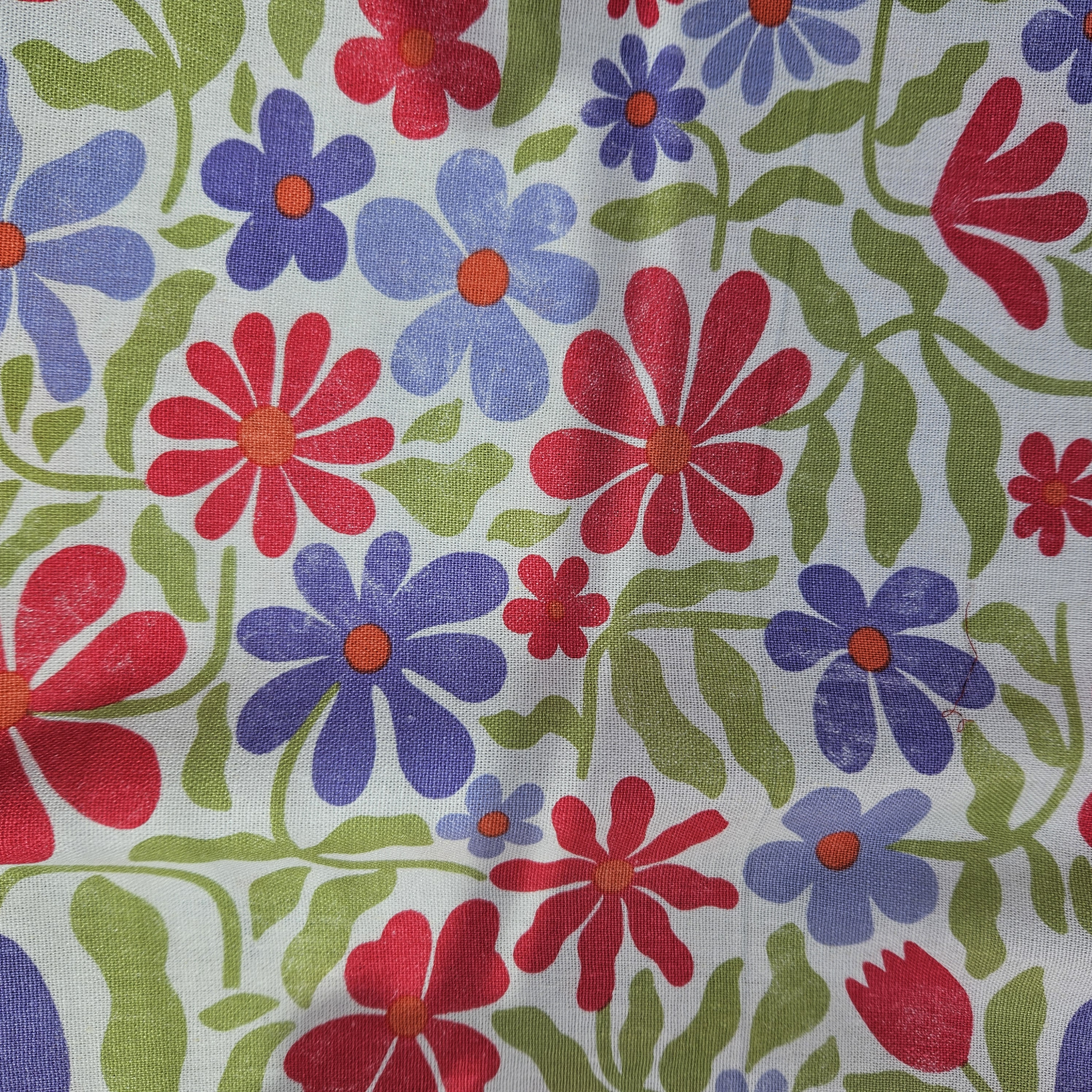 Bedrukte  linnen viscose....  Art N 23014-023