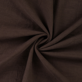 100 %  Linnen kleur  Dark brown - ART 0214-058