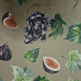 Poplin katoen  met   motief   Art 60432/052