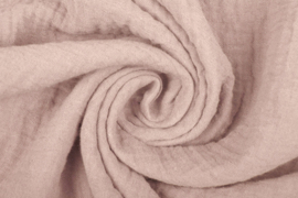 Hydrofiel doek 100% cotton  poeder roze  Art 0186-068