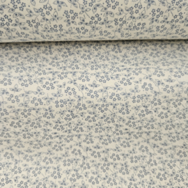 100% poplin katoen   baby blauw motief   Art N60694-003