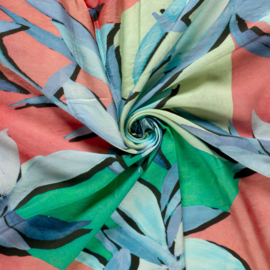 100 %  viscose   met  motief Art N25089/002