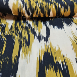 Viscose met    gewerkt motief   Art  N23317-069