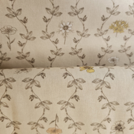 Poplin katoen  met   bloemetjes   motief   Art 60438/050