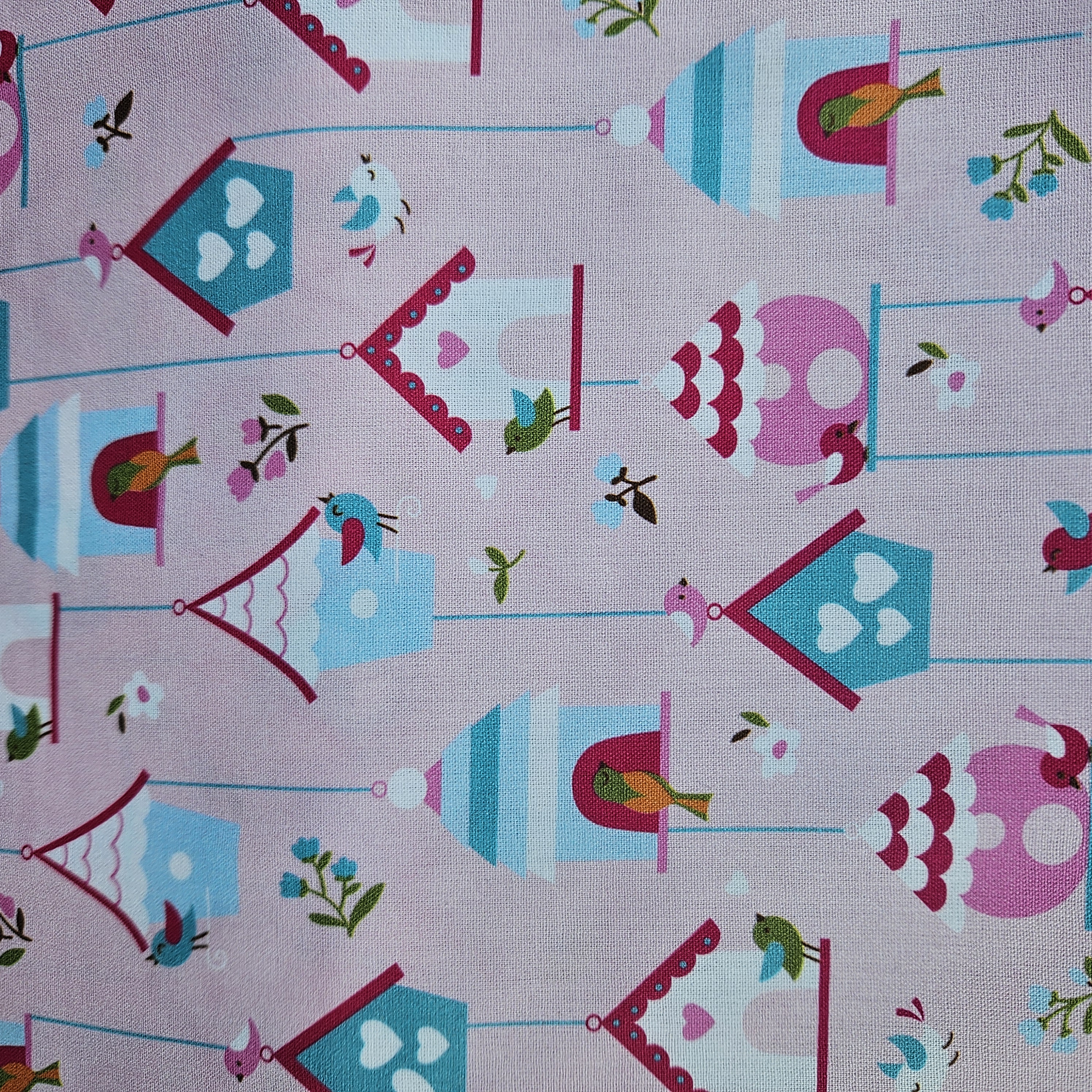 Poplin katoen  met motief   Art 23754-051