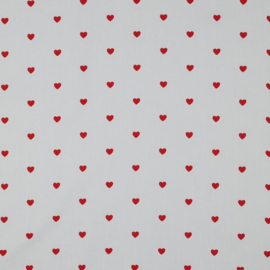 Nieuw 100% cotton  hartjes    Art 06120-005