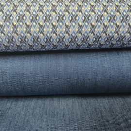 Soepele katoen met  fijn  motief   Art  MC0554