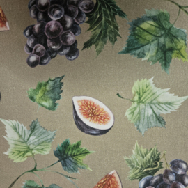Poplin katoen  met   motief   Art 60432/052