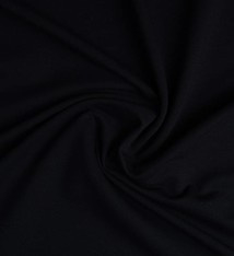 French Terry tricot stoffen zwart - 50 cm voor