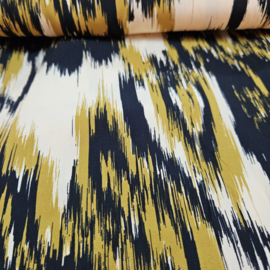 Viscose met    gewerkt motief   Art  N23317-069