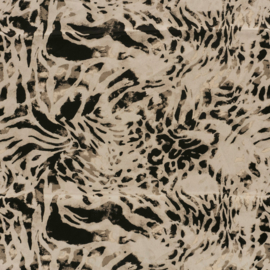 Satin Du chesse gewerkt motief   Art  N2523/052