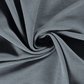 Rib    jersey  kleur staal blauw    Art N 18493/006