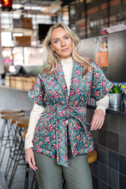 Prachtige fluweel  met mooi   motief  26066/024