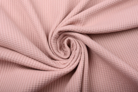 Knitted wafel jersey  poeder roze      Art 68