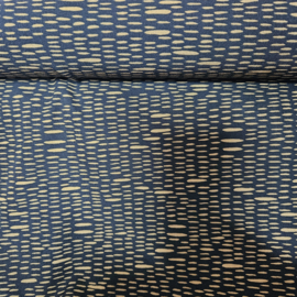 Viscose  stretch  met   gewerkt motief   Art  CF-006