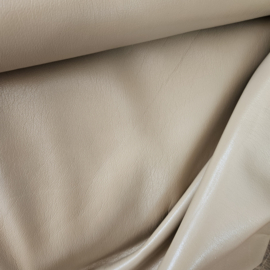 Stretch leer  lichtbeige / zandkleur Art MC/233
