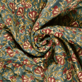 Prachtige fluweel  met mooi   motief  26066/024