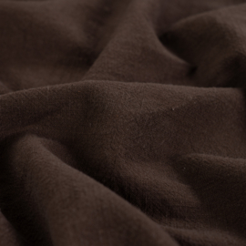 100 %  Linnen kleur  Dark brown - ART 0214-058