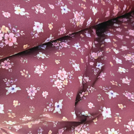 Schitterende soepele jersey   burgundy color  Art 07095 /031