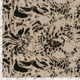 Satin Du chesse gewerkt motief   Art  N2523/052