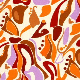 Frence Terry met  abstract   motief   .  Art  N24506/ 034 nieuwe collectie