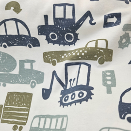 Frence Terry met   kraan machine   .  Art  N24482/ 051  nieuwe collectie