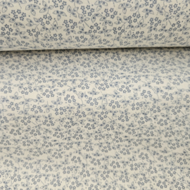 100% poplin katoen   baby blauw motief   Art N60694-003