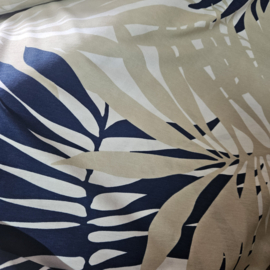 Soepele Jersey   donkerblauw zand  Art MC 0313