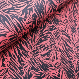 Stretchkatoen met mooi motief  Art Q22791