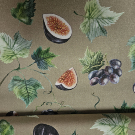 Poplin katoen  met   motief   Art 60432/052